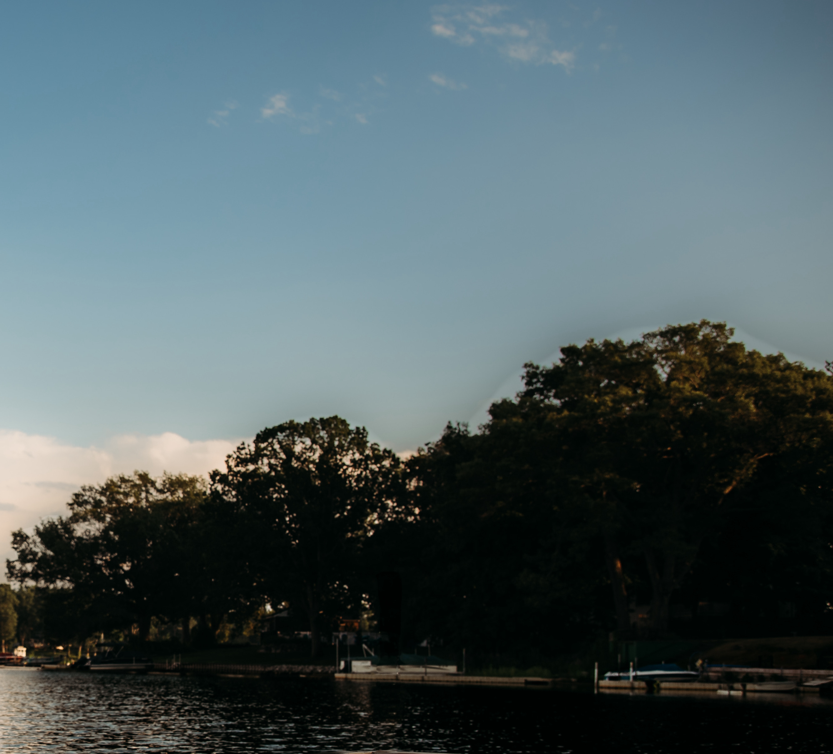 Dock Overlooking a Bayou.